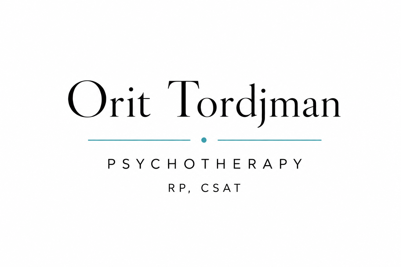 Orit Tordjman Psychotherapy